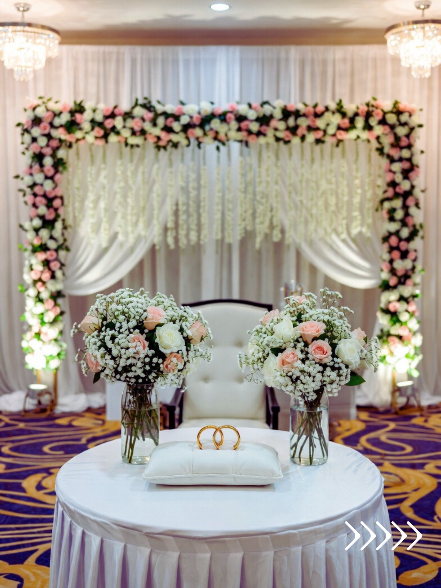 Colourful Haldi and wedding function decoration by Magic Moment